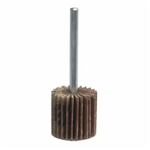 1-3/16 x 1/4 x 1/4 In. Super Finish Steel Shank Mini Flap Wheel 80 Grit AO