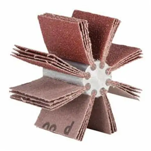 5-3/4 x 1-1/2 In. Plain Flap B-8 Bore Polisher 80 Grit AO 5-Ply