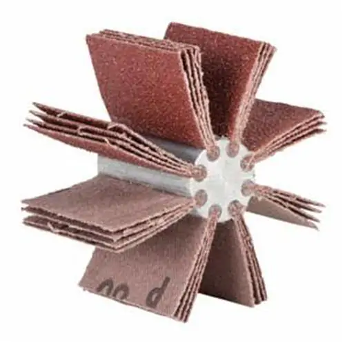 5-3/4 x 1-1/2 In. Plain Flap B-8 Bore Polisher 120 Grit AO 6-Ply