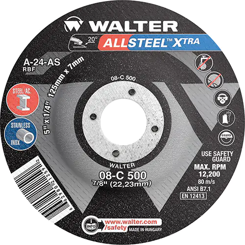 5 X 1/4 ALLSTEEL XTRA WHEEL