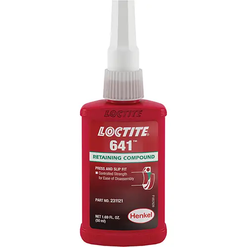 Retaining Compound 641 Controlled Strength 50 ml Bottle
