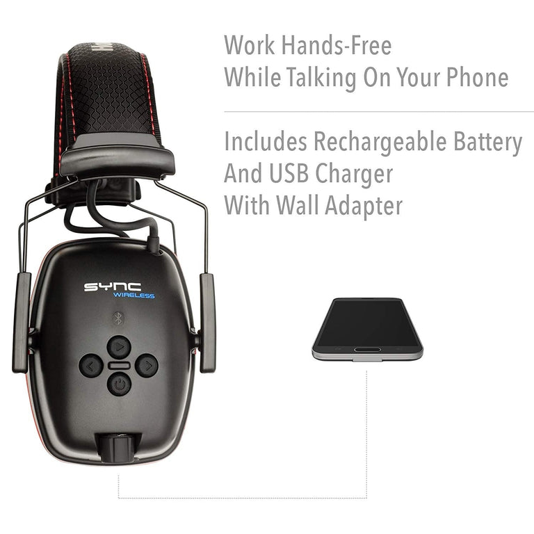 Communication Earmuffs 1 : Sync Wireless Accs, Wall Charger, US