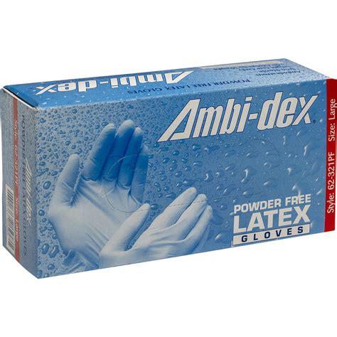 POWERCOAT® Disposable Gloves : Latex/Neoprene/Nitrile Powder-Free Size S
