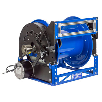 Coxreels Air Motor #4 Hybrid Frame Hose Reel: 1 1/2" I.D., 20' less hose, 1500 PSI