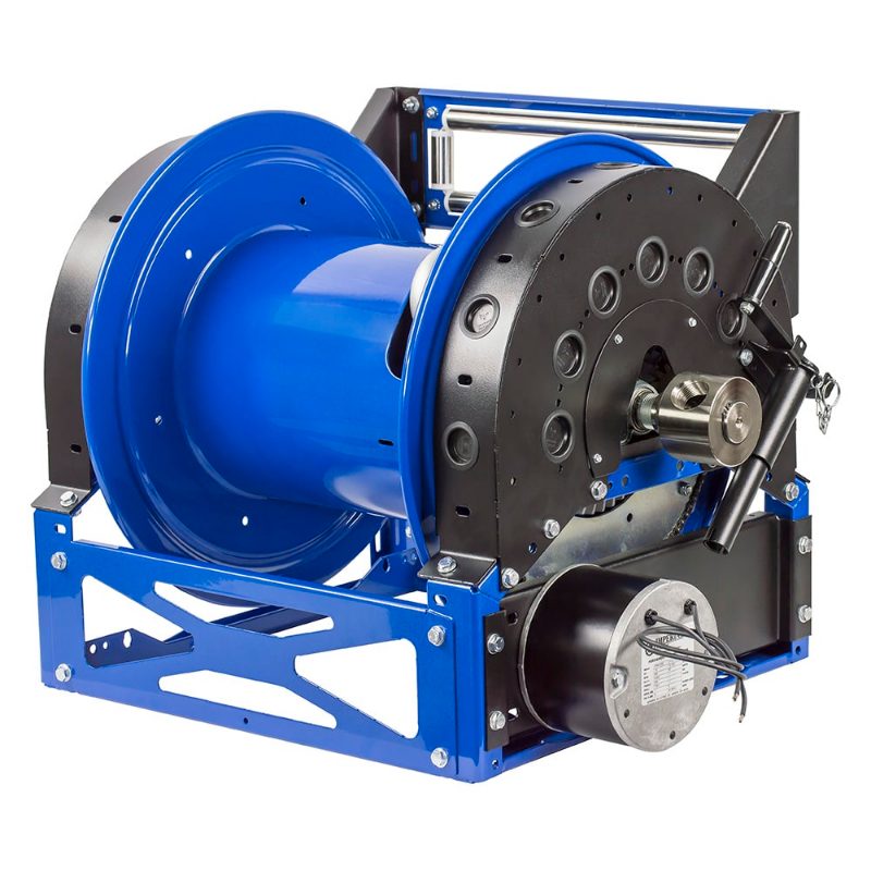Coxreels Air Motor #6 Hybrid Frame Hose Reel: 1 1/2" I.D., 275' less hose, 1500 PSI