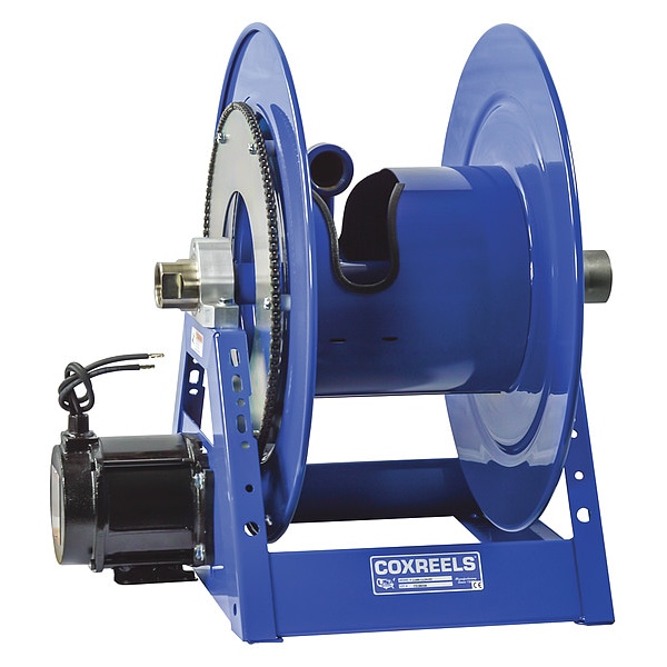 Coxreels Electric 24V DC Explosion Proof Motor Hybrid Frame Hose Reel: 1" I.D., 350' less hose, 3000 PSI