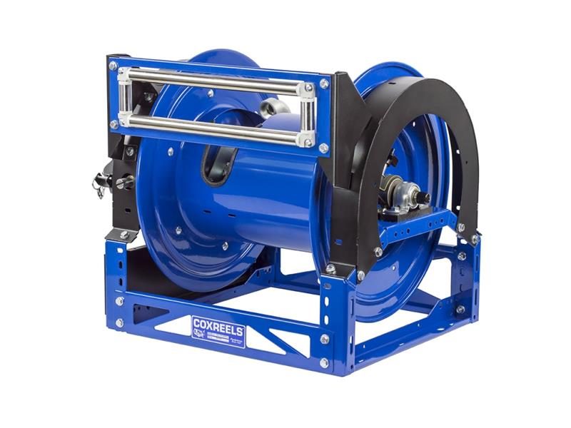 Coxreels Electric 24V DC Explosion Proof Motor Hybrid Frame Hose Reel: 1 1/2" I.D., 120' less hose, 1500 PSI