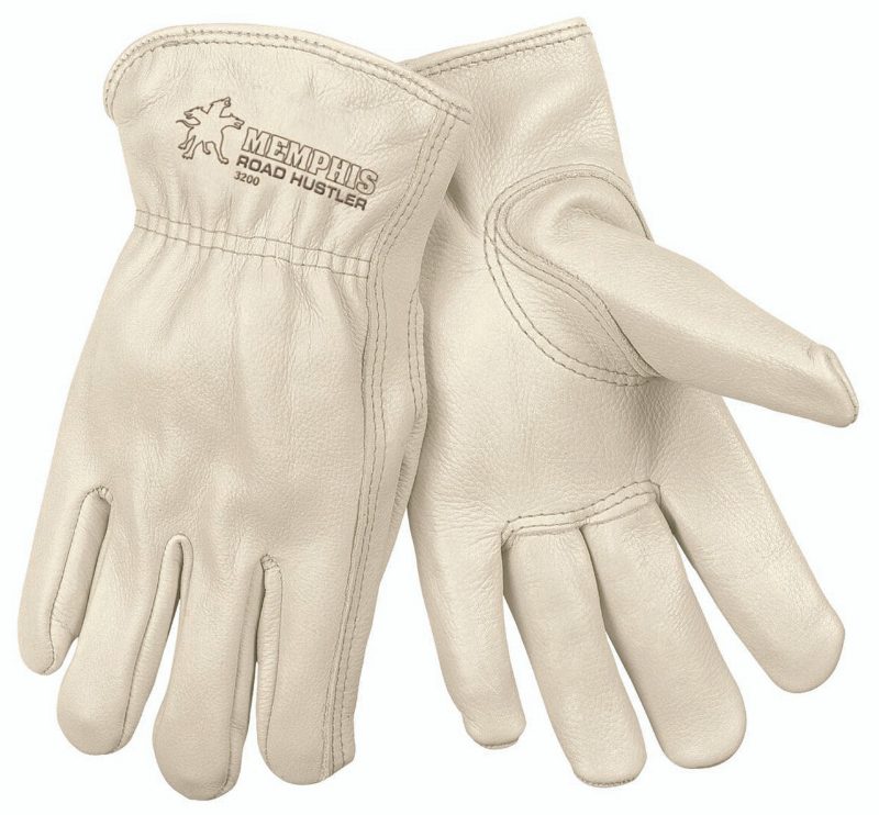 MCR Safety Gloves Road Hustler Premium Grain Drvr Key Thmb (3200M)