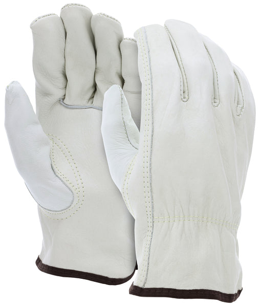 MCR Safety Gloves Table Grade Cow Grain Drvr Glove Str Thb (32013L)