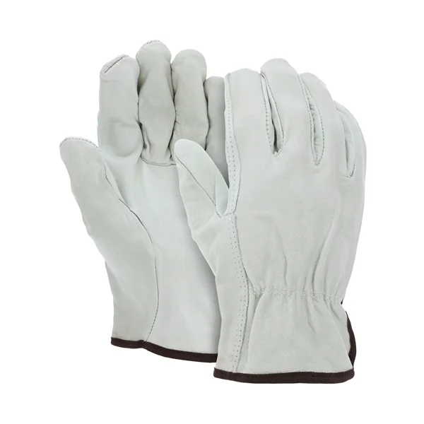 MCR Safety Gloves Table Grade Cow Grain Drvr Glove Str Thb (32013XL)