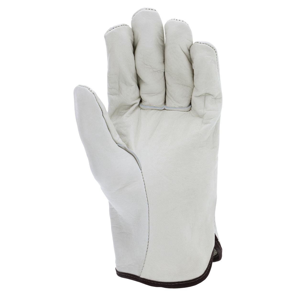 MCR Safety Gloves Cow Grain Drivers Glove w/Straight Thumb (3201XL)