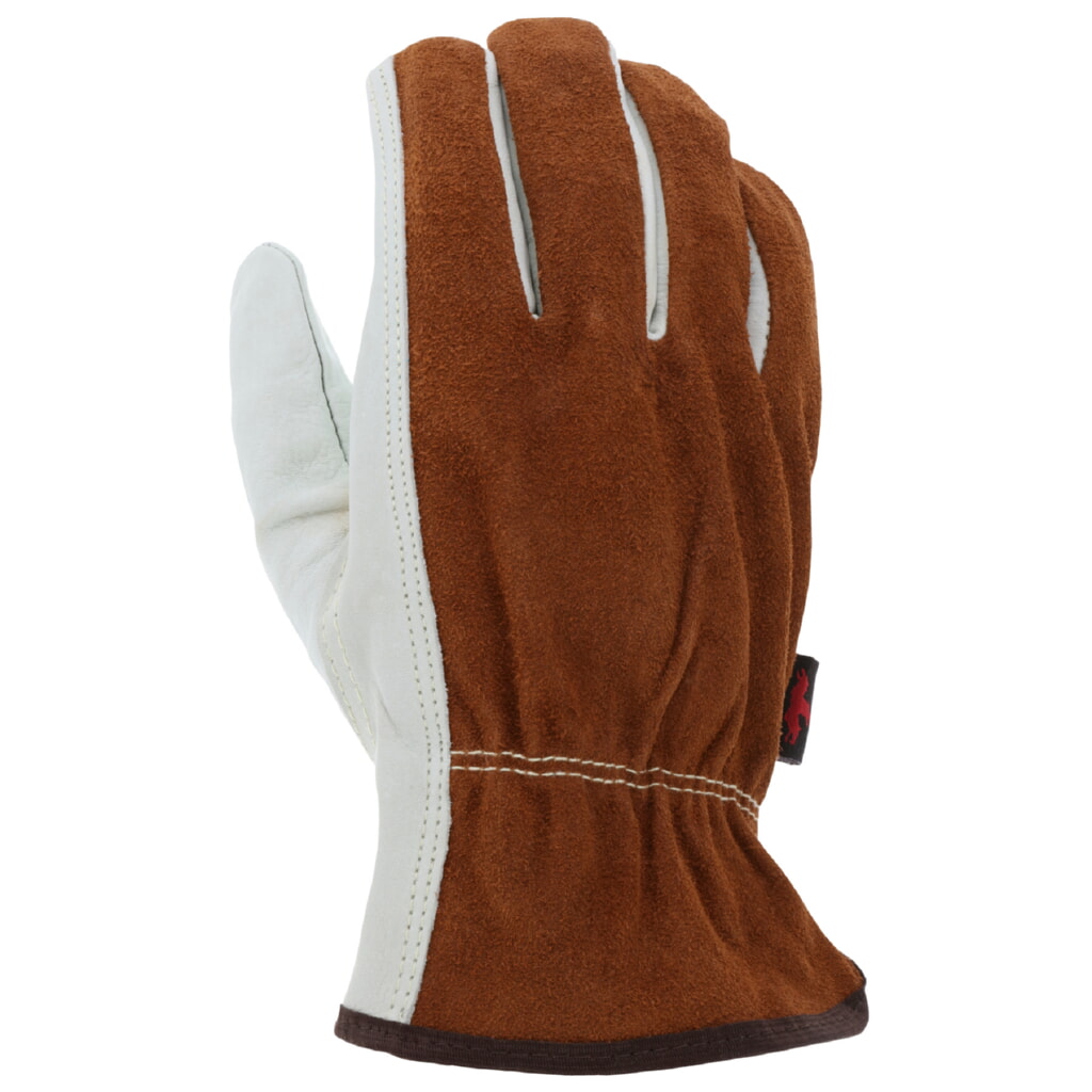 MCR Safety Gloves Ind Grd Grain Drvr/Split Back Key Thumb (3205XL)