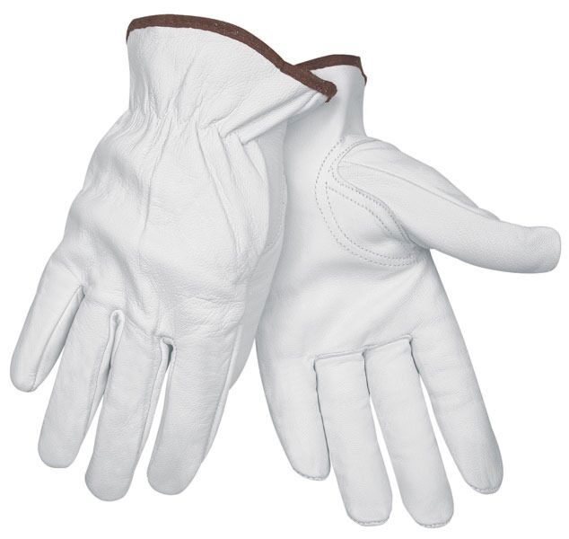 MCR Safety Gloves Prem Goat Grain Driver w/Keystone Thumb (3611L)
