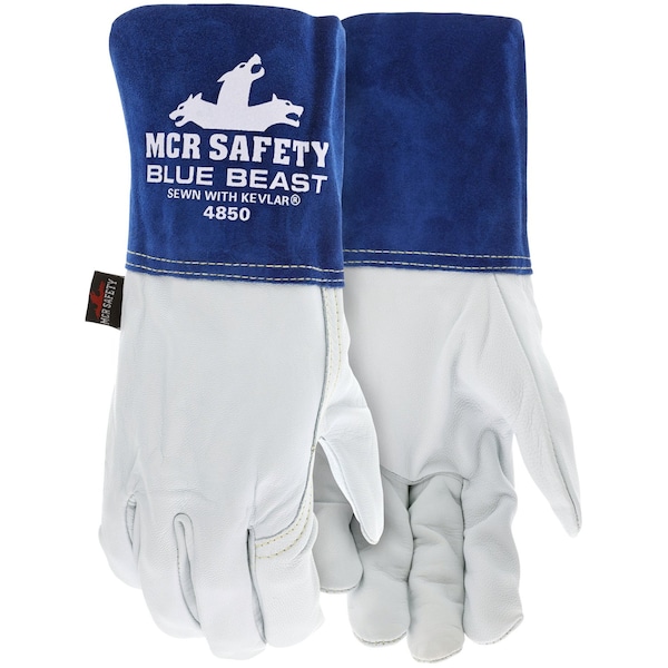 MCR Safety Gloves Gr Goat Kevlar Mig Tig (4850M)
