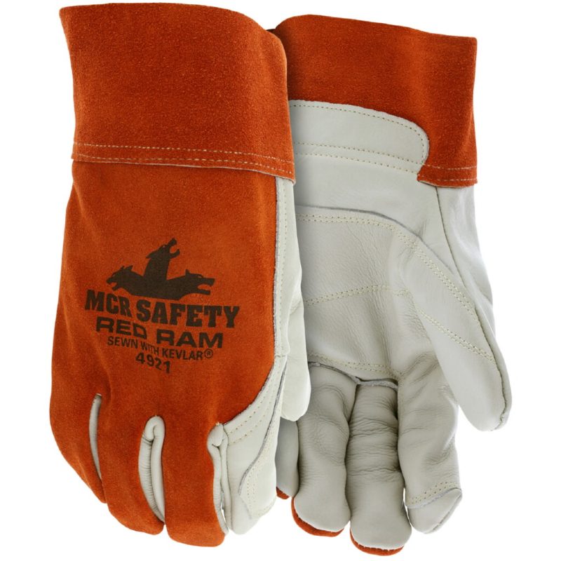 MCR Safety Gloves Double Palm Grain MigTig XXL (4921XXL)