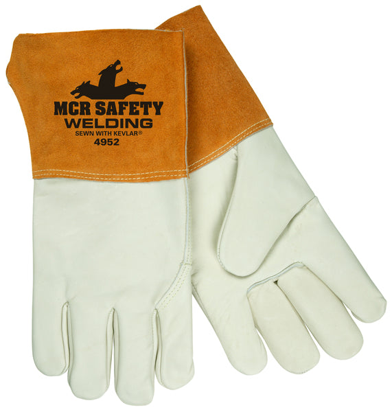 MCR Safety Gloves Reg Grade Cow Mit/T (4952M)