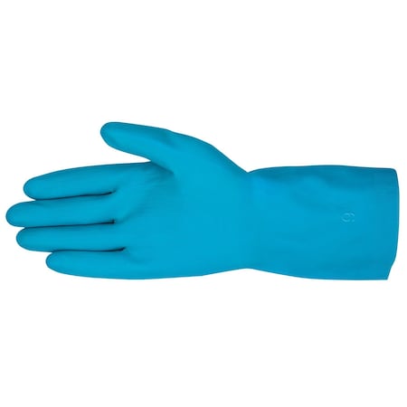 MCR Safety Gloves Unlined Blue Latex , Straight Cuff (5180B)