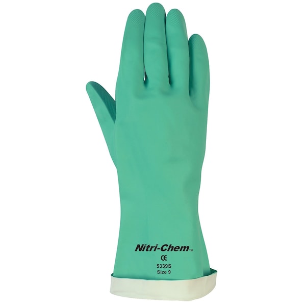 MCR Safety Gloves Green Flocked Lined 18 Mil Nbr (5331S)