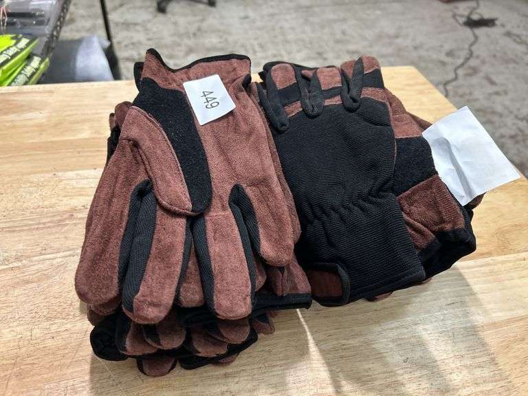 MCR Safety Gloves Multi-Task Brown Economy Leather Glove (920XL)