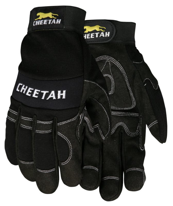 MCR Safety Gloves MCR Safety Cheetah Blk Reinforced Palm (935CHXXL)