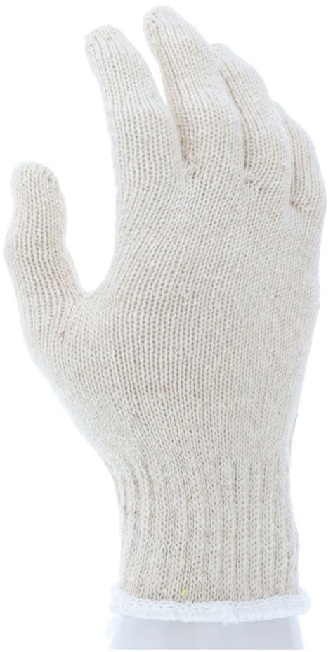 MCR Safety Gloves Reg Cotton/Polyester Nat'l (9500XSM)