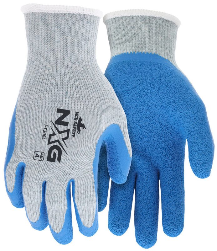 MCR Safety Gloves Cotton/Polyester 2 Dots Gray (9662SM)