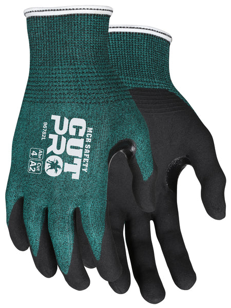 MCR Safety Gloves Cut Pro,18g,RefThmb, HPPE, NF XXL (96782XXL)