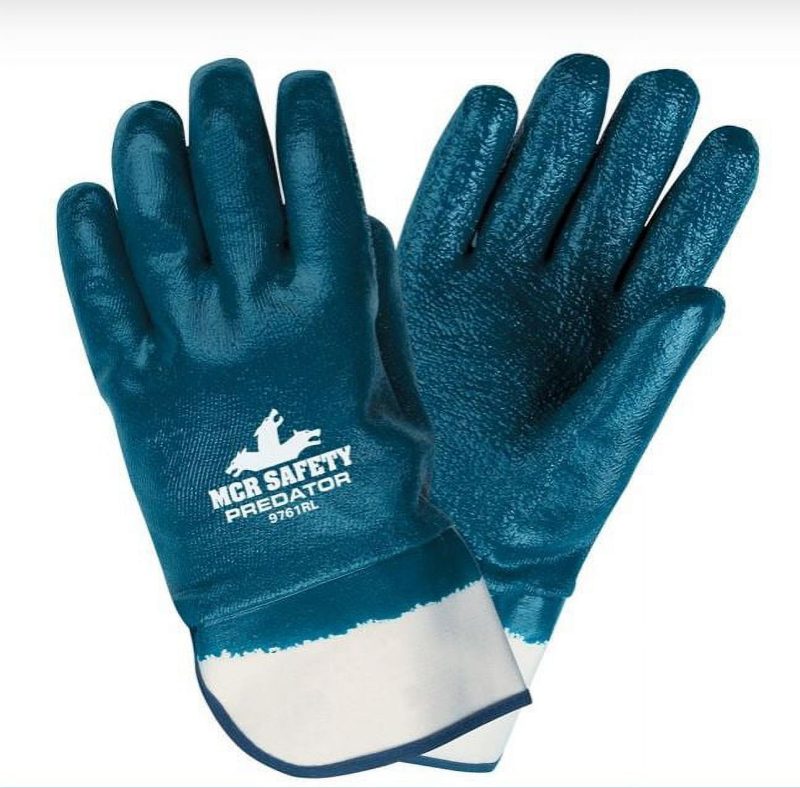 MCR Safety Gloves Predator,Fully Coated,Safety Cuff (9761)
