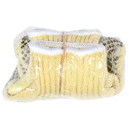 MCR Safety Gloves Lgt Wgt Kevlar/Cotton Plaited 2-Side Dot (VP9363LE)