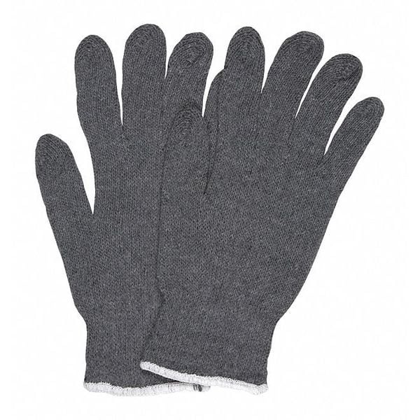 MCR Safety Gloves Regular Cotton/Polyester Gray (VP9637SM)
