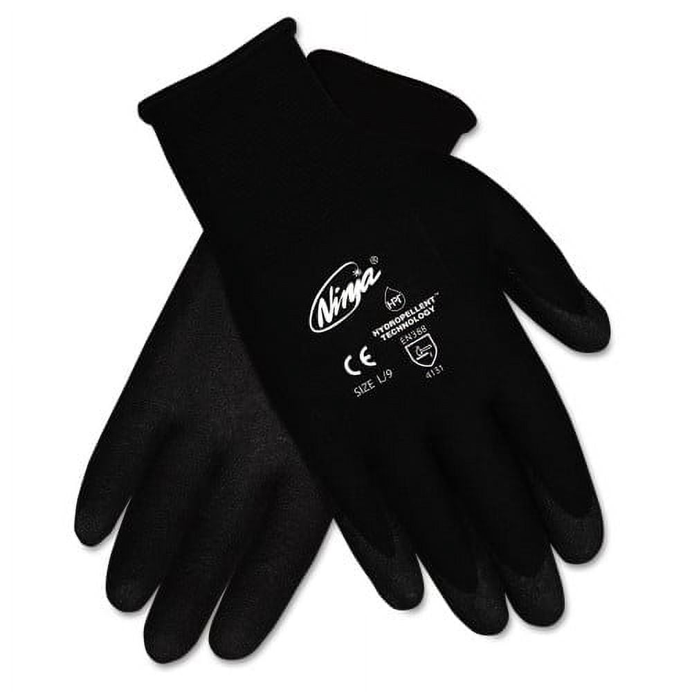 MCR Safety Gloves S&P Nylon, Blk NF, Ltx Free,15g, VP M (VP96715M)