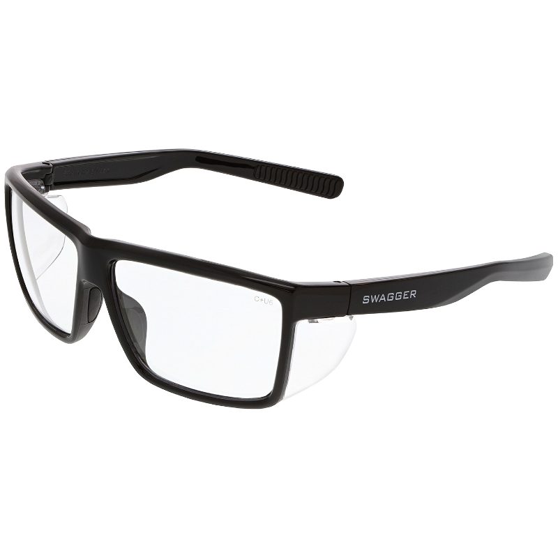 MCR Safety Glasses Nylon, Black Rubber Loop Ends Cord (210)