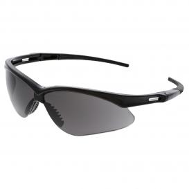 MCR Safety Glasses Memphis MP1 Black Frame, Gray MAX6 (MP112PF)