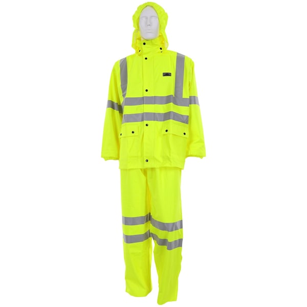 MCR Safety Garments .40mm Stretch Pu/Cotton Poly, 2 Pc Suit (5182L)