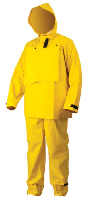 MCR Safety Garments Hydroblast .35mm,PVC/Poly,2PC M (HBS100M)