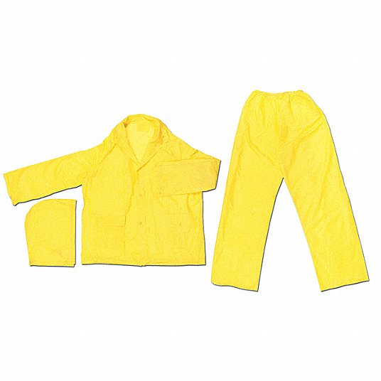 MCR Safety Garments Zodiac, .10mm, Single Ply PVC, Suit, 3 P (O503M)
