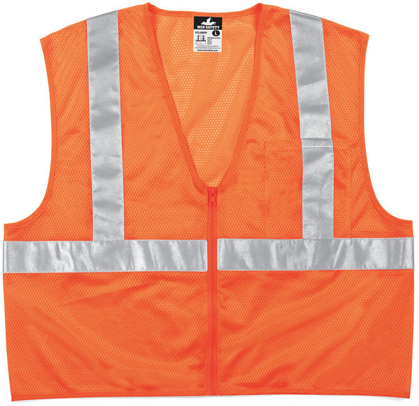 MCR Safety Garments Value Class 2, 2 pockets, Orange M (VCL2MOPM)
