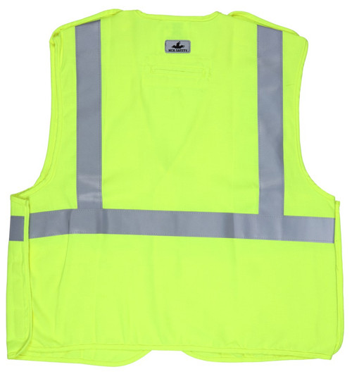 MCR Safety FR Garments Fr Modacrylic,Break away,CL2 Lime M (FRMBCL2LM)