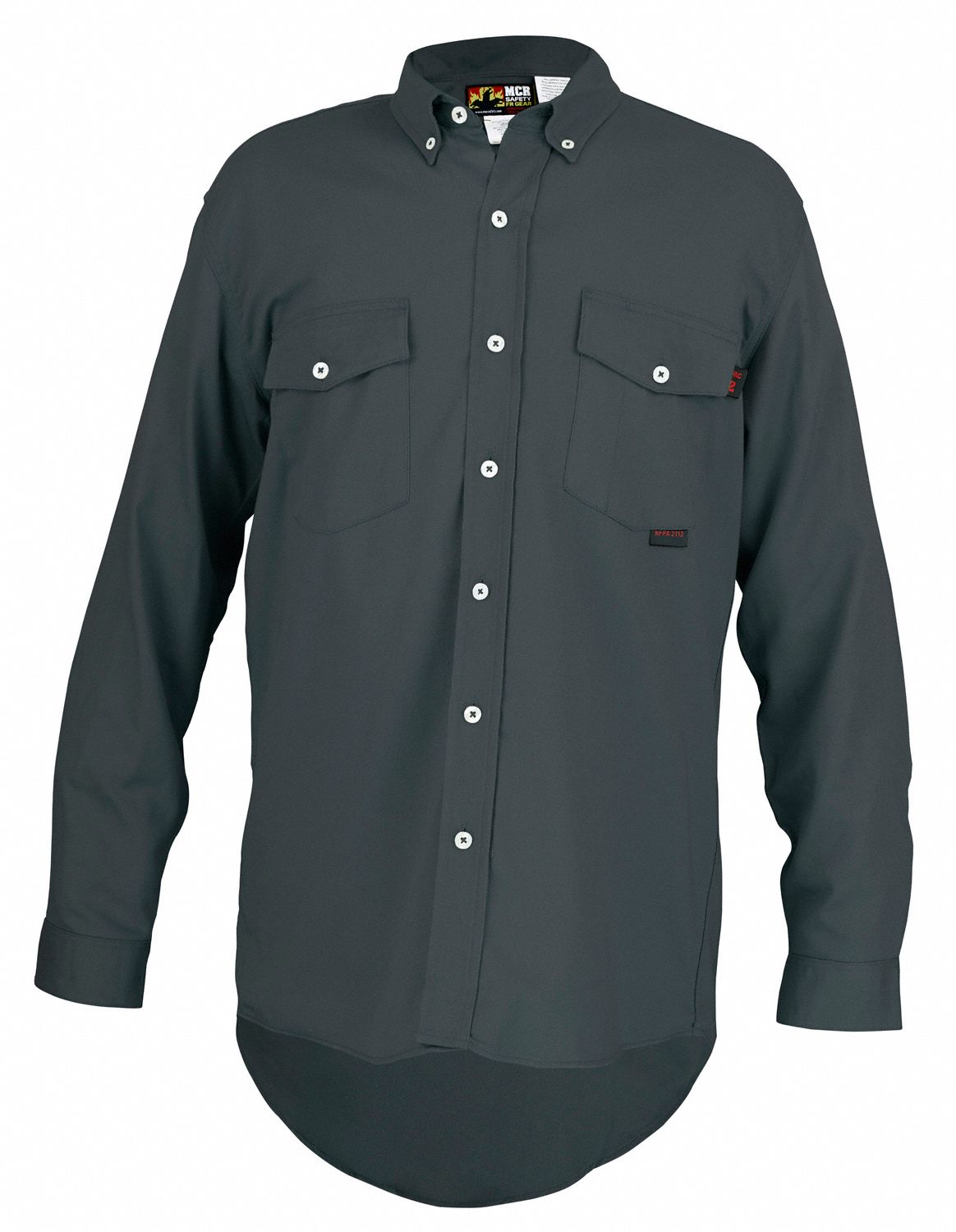 MCR Safety FR Garments FR Long Sleeve Work Shirt Red X2 (S1RX2)