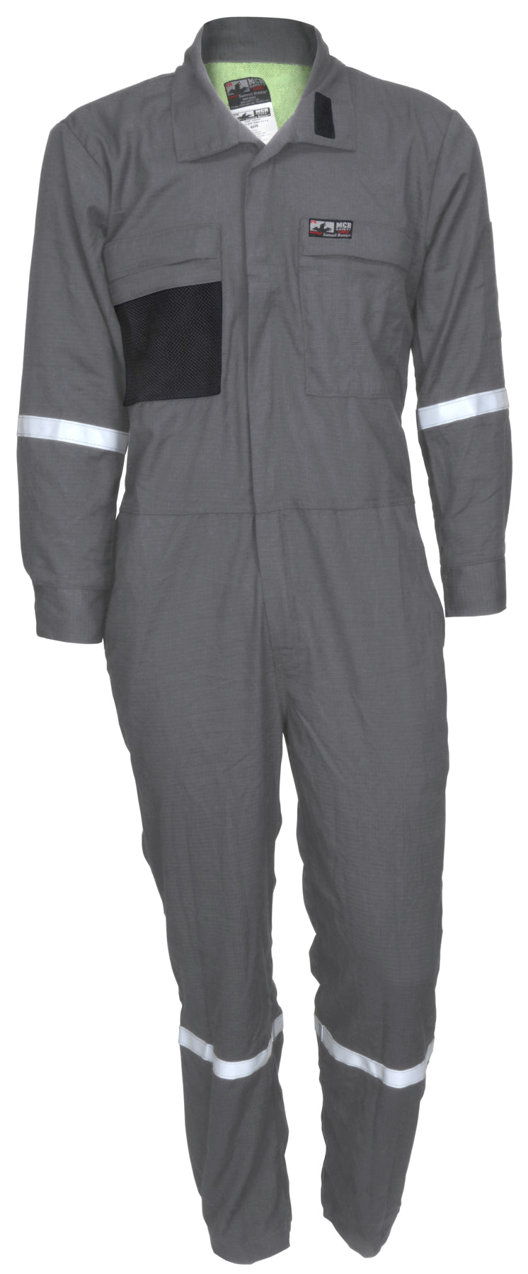 MCR Safety FR Garments Summit Breeze Coverall 5.5 oz Inhnt Gray (SBC101150)