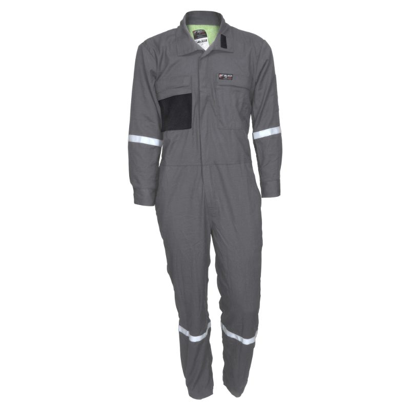 MCR Safety FR Garments Summit Breeze Coverall 5.5 oz Inhnt Gray (SBC101156)