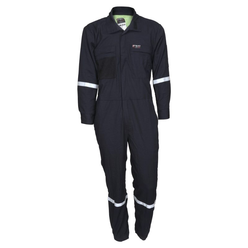 MCR Safety FR Garments Summit Breeze Coverall 5.5 oz Inhnt Navy (SBC101254)