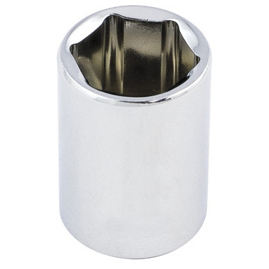 1/4" DR x 7/16" Regular Chrome Socket – 6 Point
