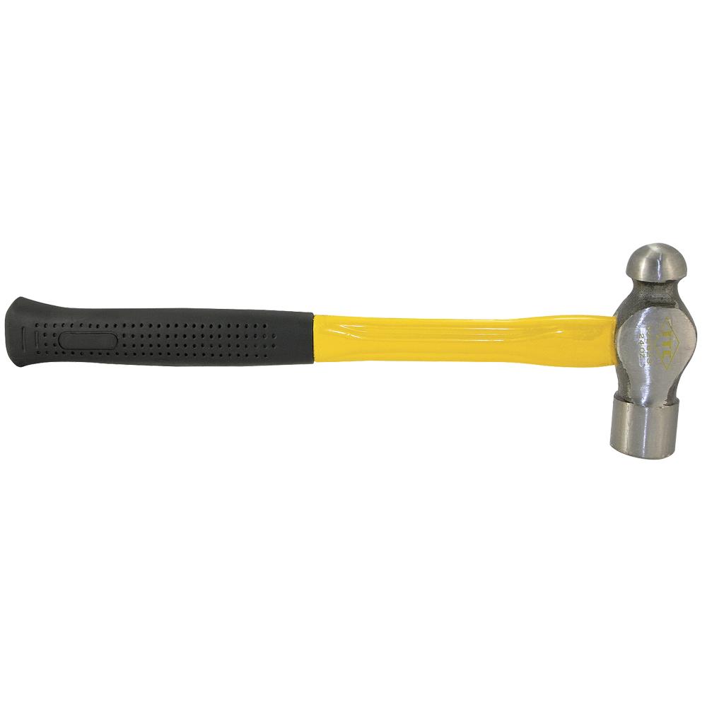 Ball Pein Hammer – Fiberglass Handle – 1-1/2 lb Head – Yellow