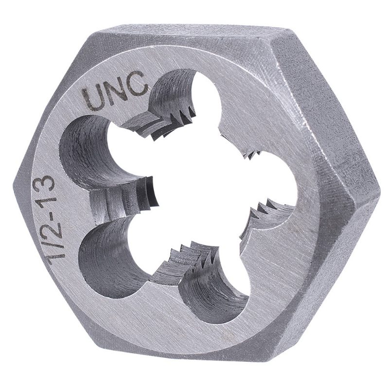 #6-32 NC Alloy Steel SAE Hex Dies – 1" Hex