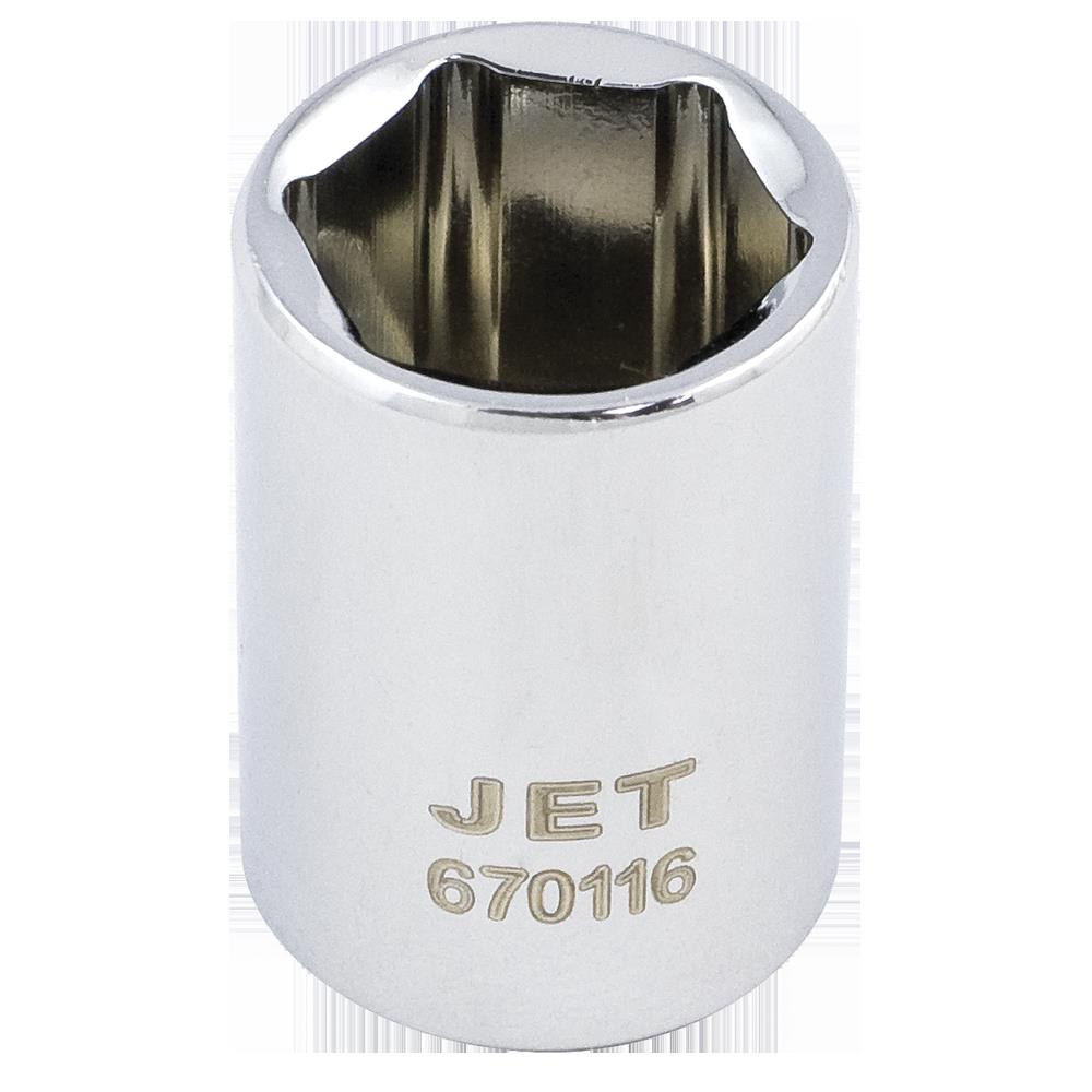 1/4" DR x 7/16" Regular Chrome Socket – 12 pt.