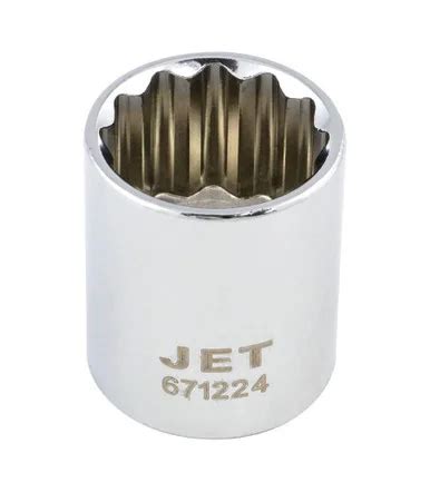 3/8" DR x 1/4" Regular Chrome Socket – 6 Point