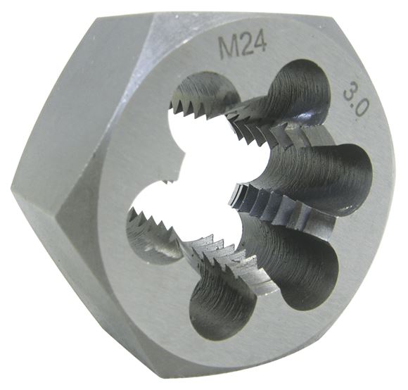 4mm-0.75 Alloy Steel Metric Hex Dies – 1" Hex