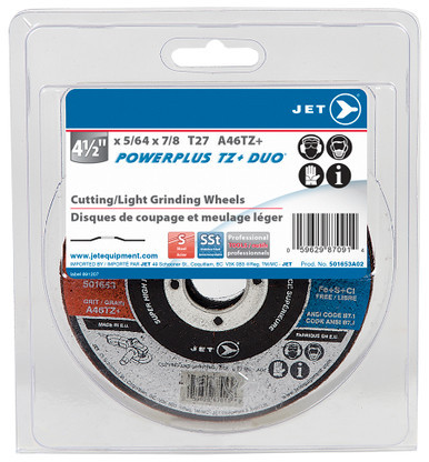 6 x 1/8 x 7/8 A30DUO POWERPLUS DUO T27 Cutting/Grinding Wheel