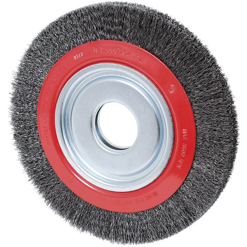 Crimped Wire Wheel Brush – SST – 6" x 7/8"